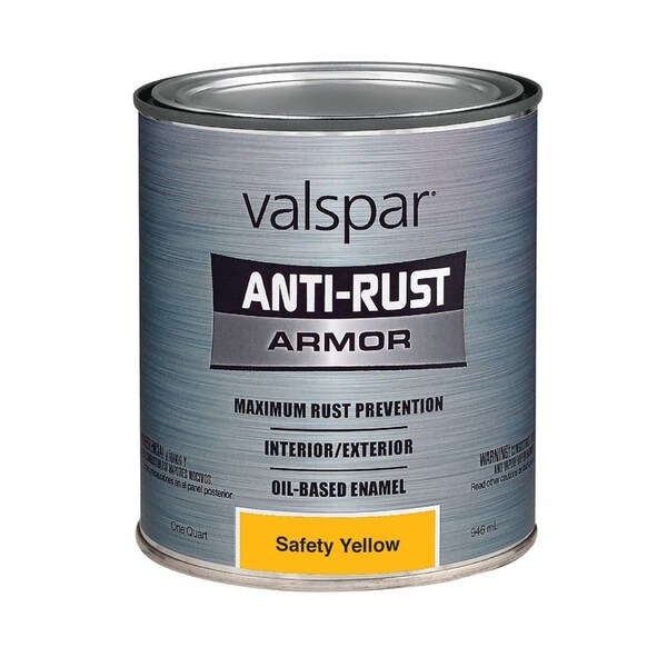 Valspar Paint Rst Obs Safety Yellow Qt 21845 Zoro